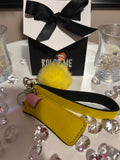 Pom Pom Keychains w/lip gloss