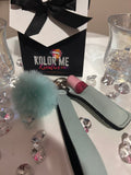 Pom Pom Keychain w/lip gloss