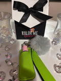 Pom Pom Keychain w/lip gloss